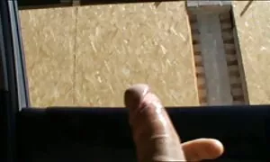 Liike kiima porno huoneessa, silitti hänen nännit